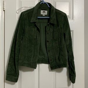 Forest green, corduroy jacket!